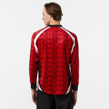  Puma Football Jersey Longsleeve Erkek Kırmızı T-Shirt