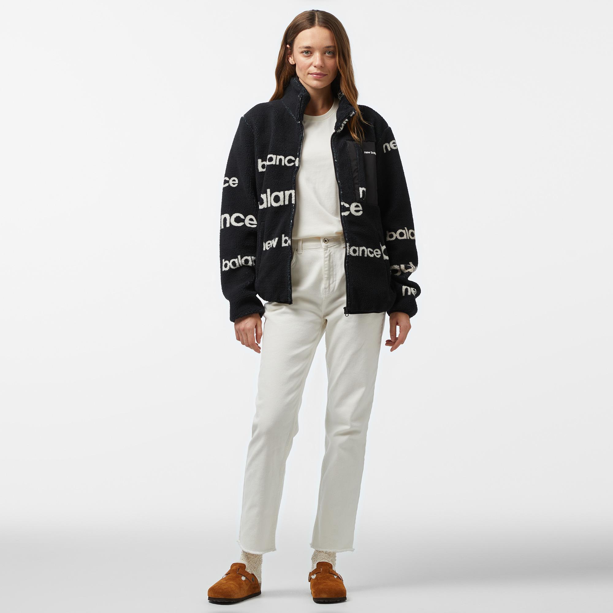 New Balance NB Lifestyle Kadın Siyah Sweatshirt