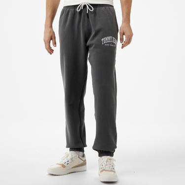  Tommy Hilfiger Jeans Varsitys Erkek Siyah Eşofman Altı
