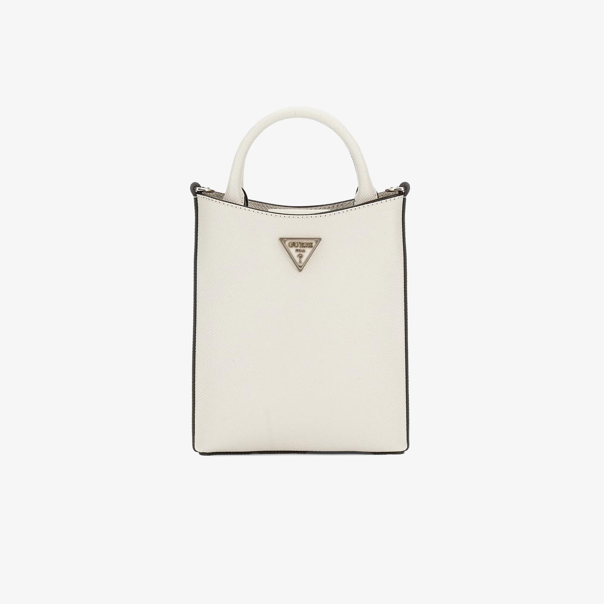 Guess Gloriana Girlfriend Chit Chat Xbody Kadın Krem Rengi Çapraz Askılı Çanta