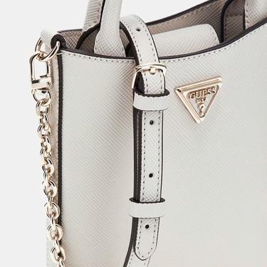  Guess Gloriana Girlfriend Chit Chat Xbody Kadın Krem Rengi Çapraz Askılı Çanta