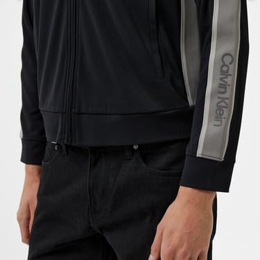  Calvin Klein Full Zip Erkek Siyah Sweatshirt