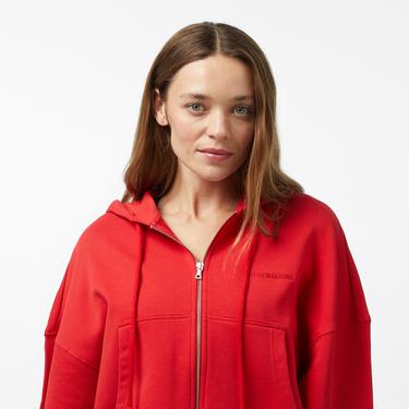  Les Benjamins 302 Kadın Kırmızı Sweatshirt