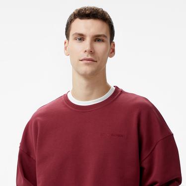  Les Benjamins 301 Erkek Bordo Sweatshirt