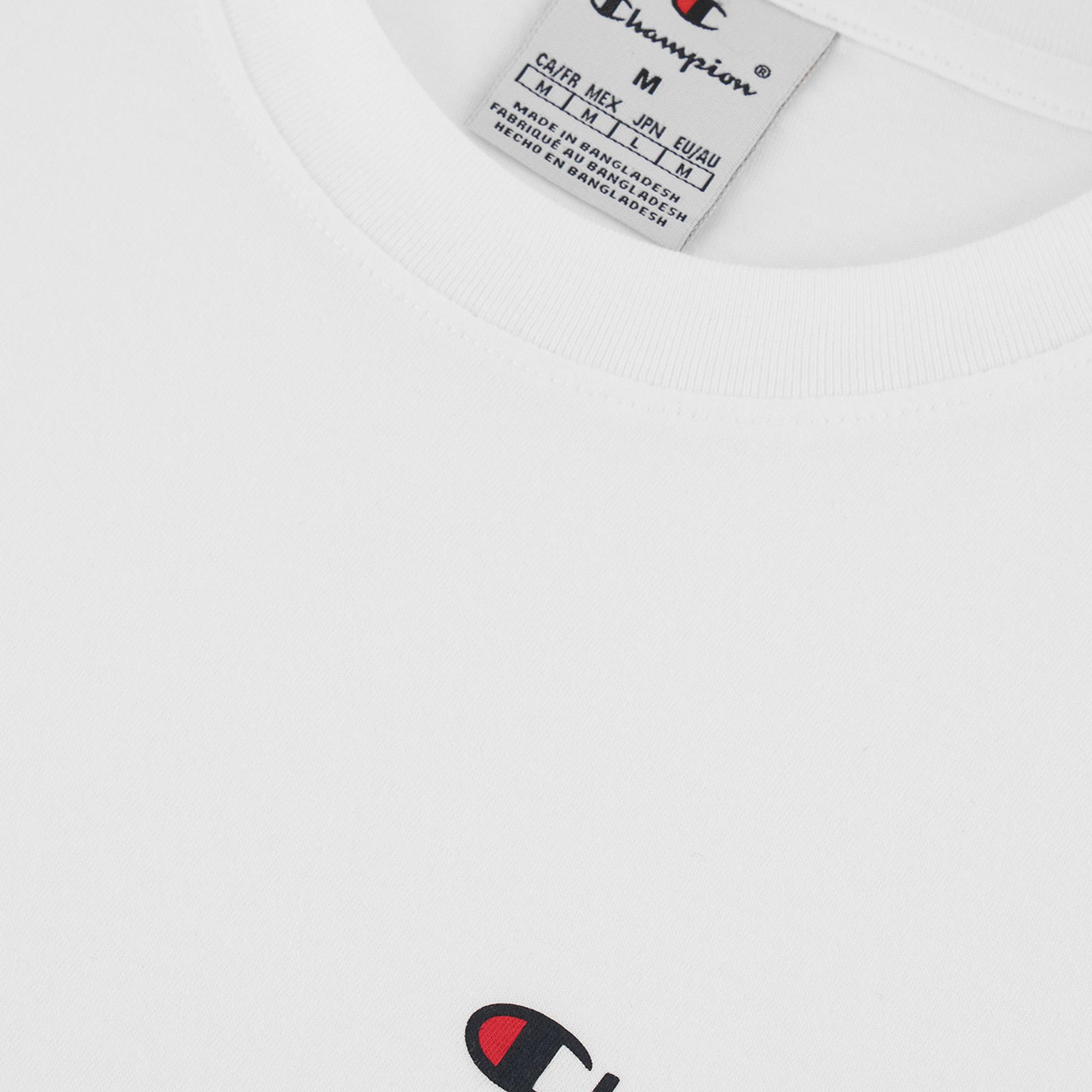 Champion Icons SS Erkek Beyaz T-Shirt