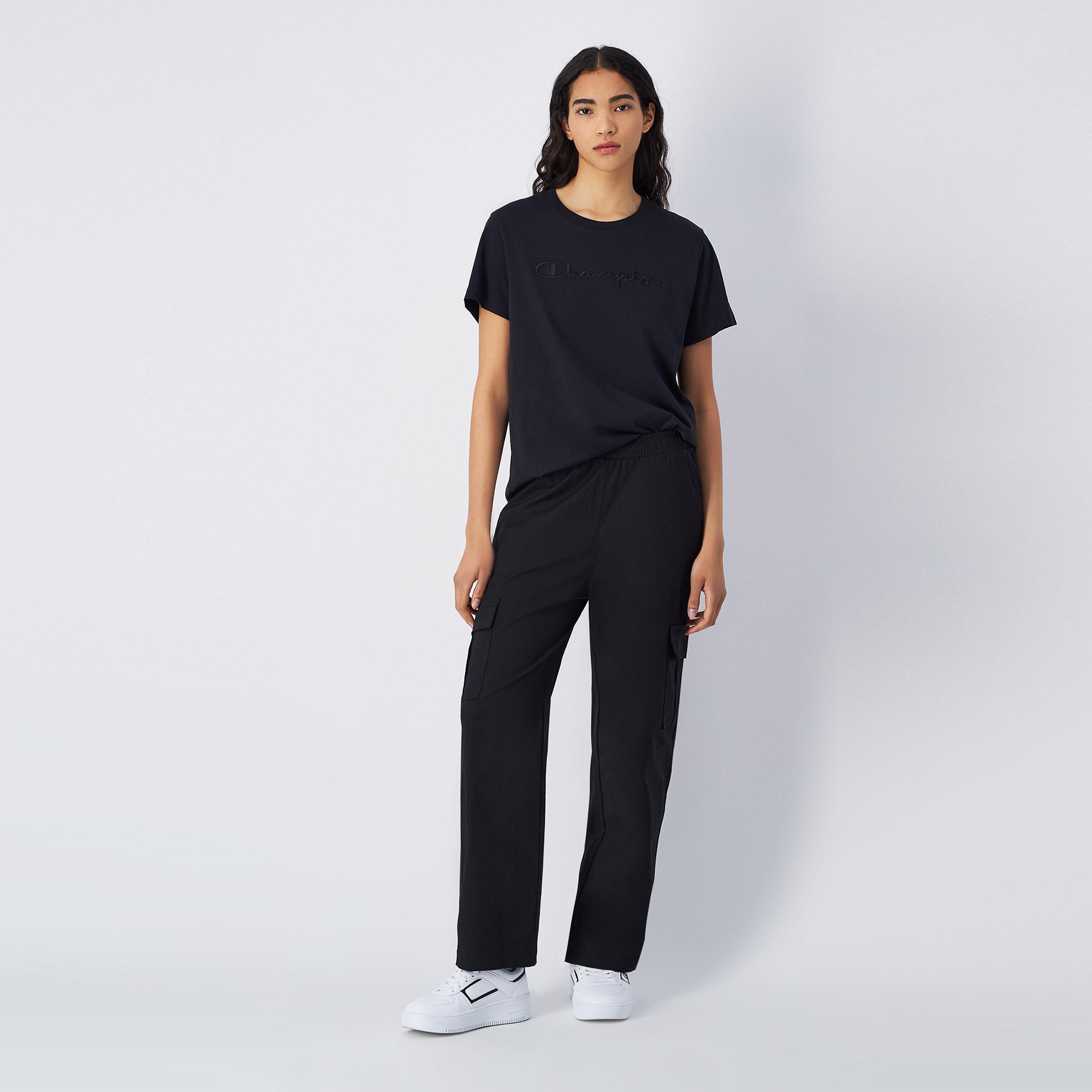 Champion Kadın Siyah T-Shirt