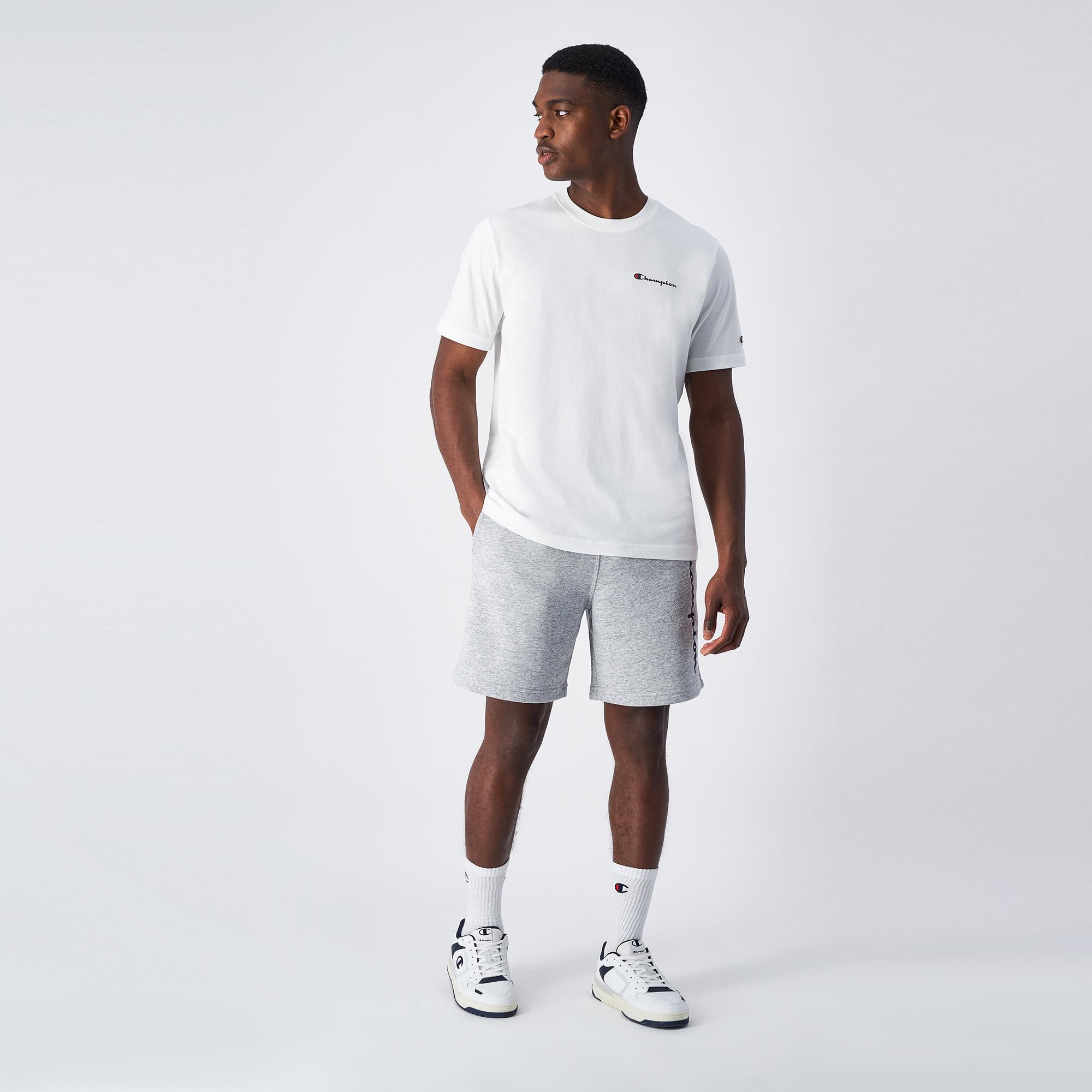 Champion Icons SS Erkek Beyaz T-Shirt