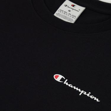  Champion Icons SS Erkek Siyah T-Shirt