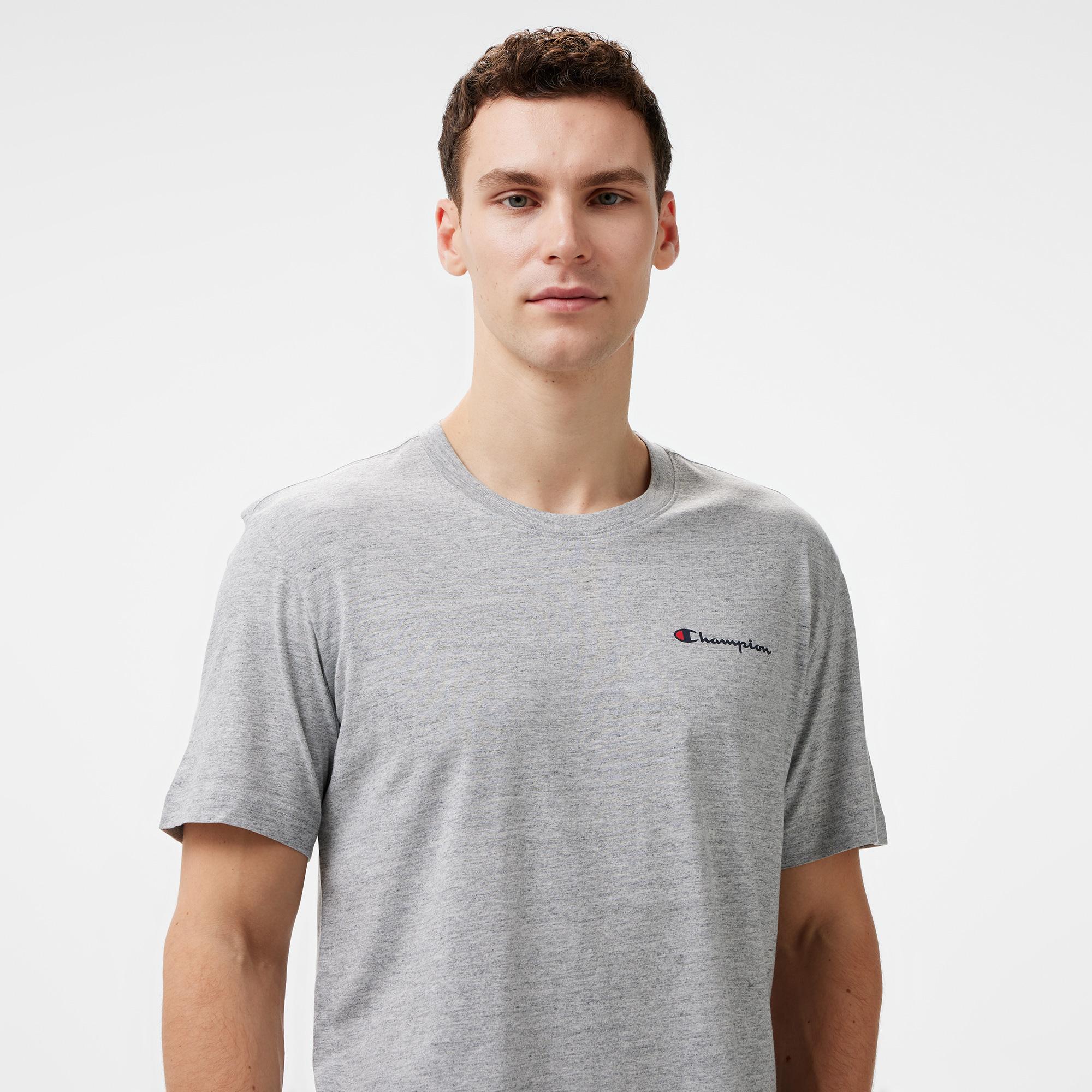 Champion Erkek Gri T-Shirt