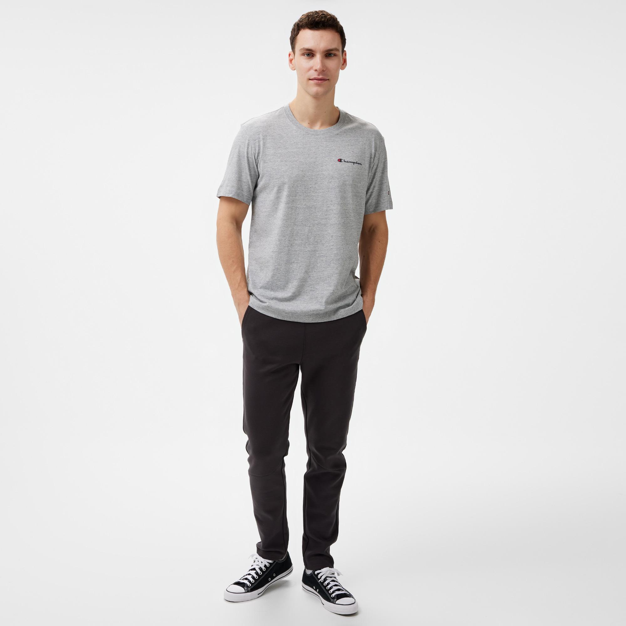 Champion Erkek Gri T-Shirt