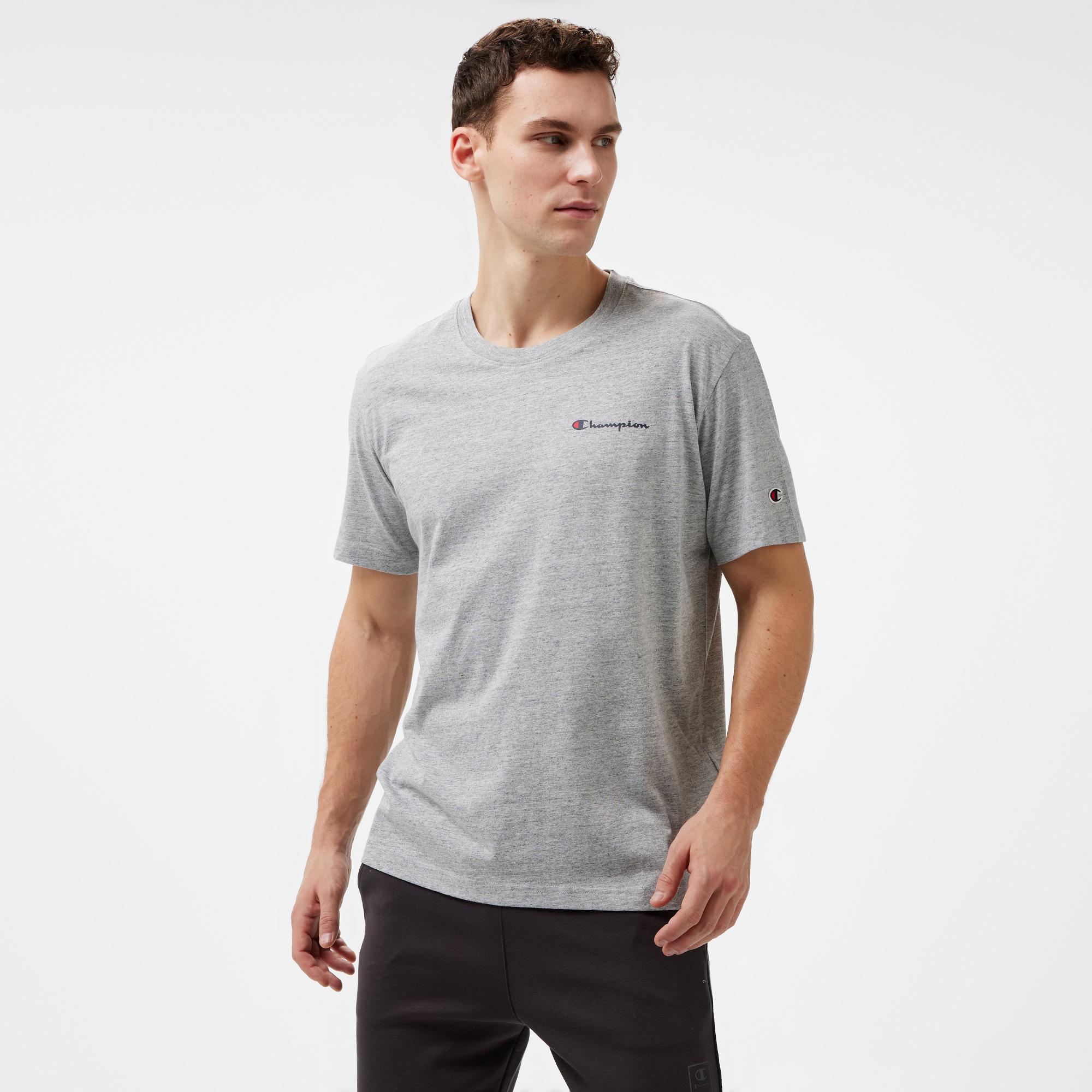 Champion Erkek Gri T-Shirt