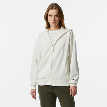  Champion Kadın Beyaz Eşofman Üstü