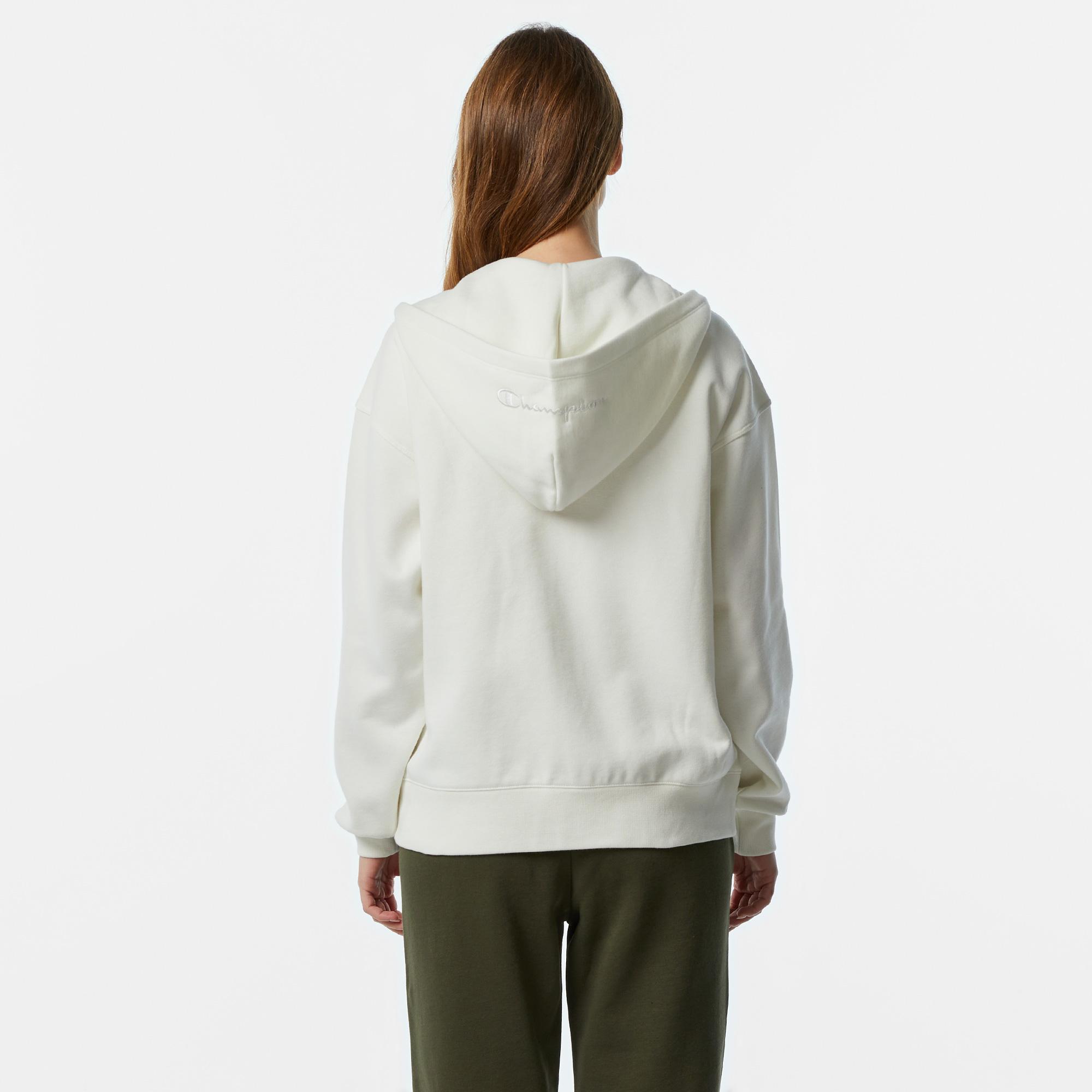 Champion Kadın Beyaz Eşofman Üstü