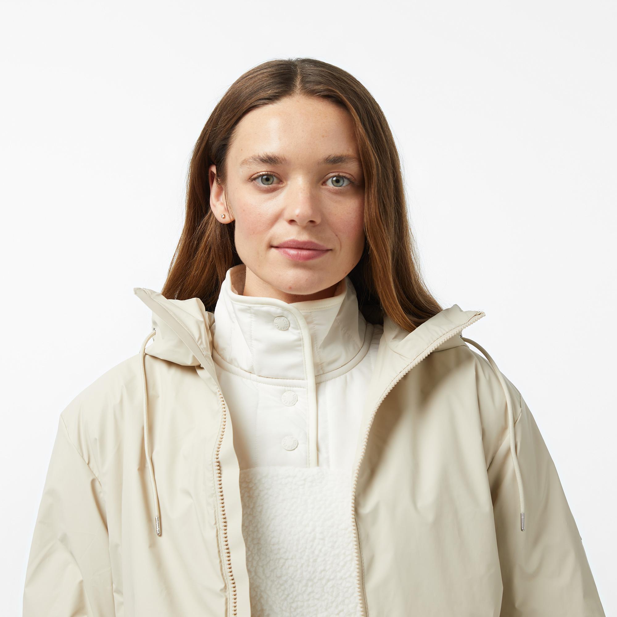 Rains Lohja Short Insulated Jacket W3T1 Unisex Gri Yağmurluk