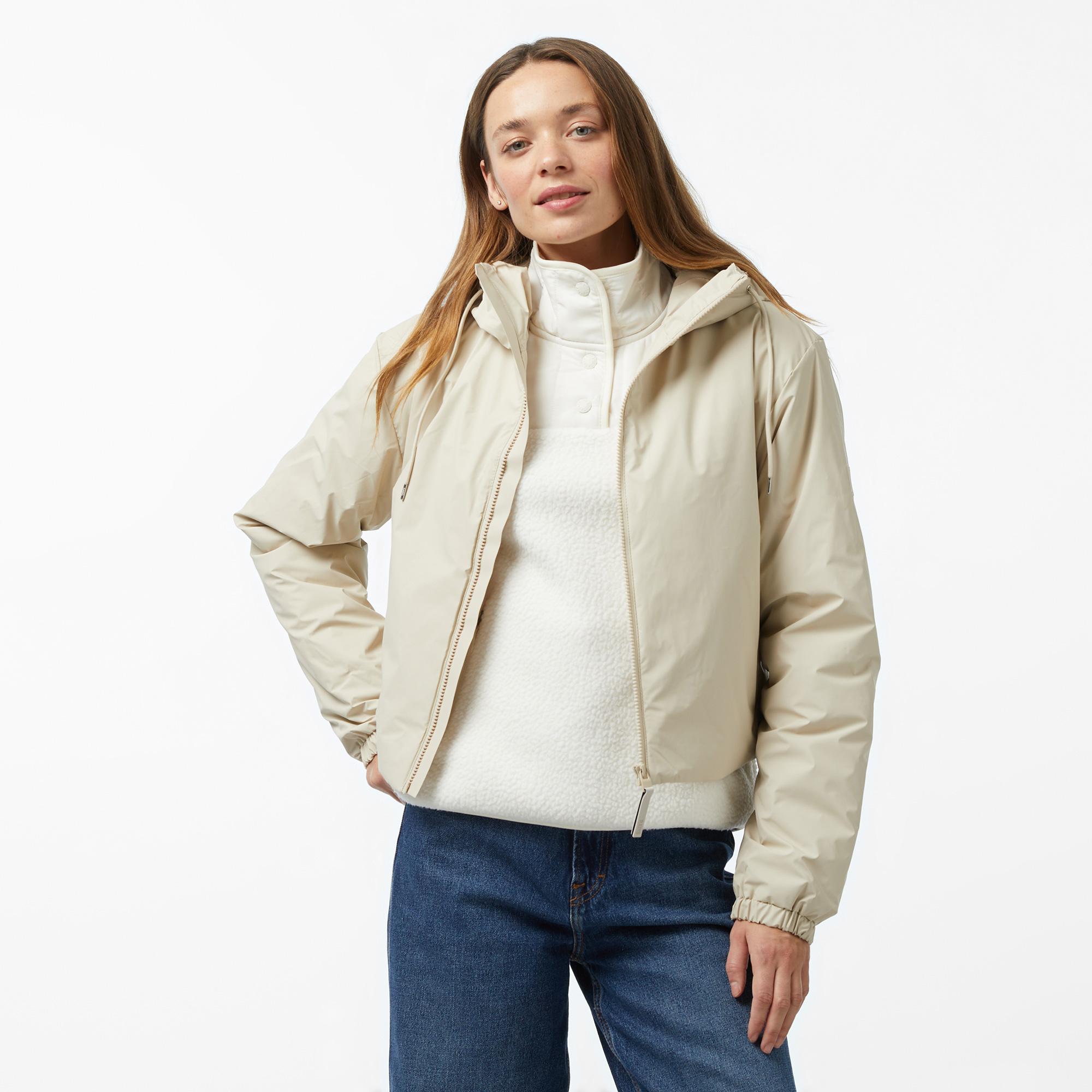 Rains Lohja Short Insulated Jacket W3T1 Unisex Gri Yağmurluk