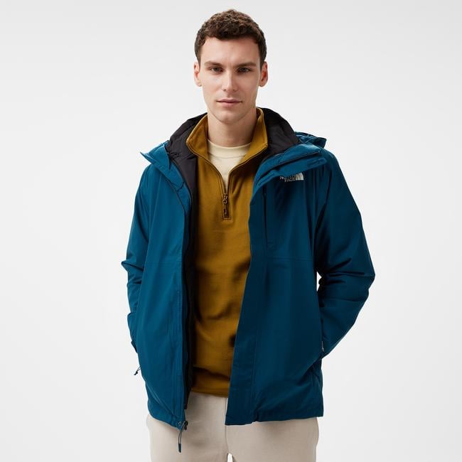  The North Face Carto Triclimate Erkek Mavi Outdoor Mont