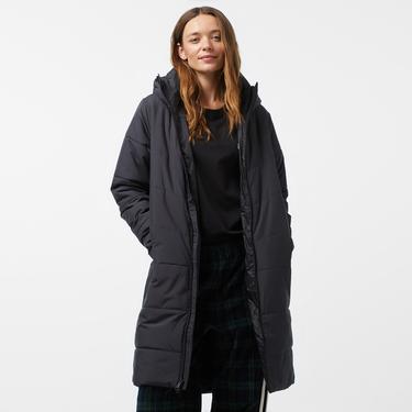  Jack Wolfskin Deutzer Coat Kadın Siyah Outdoor Ceketi