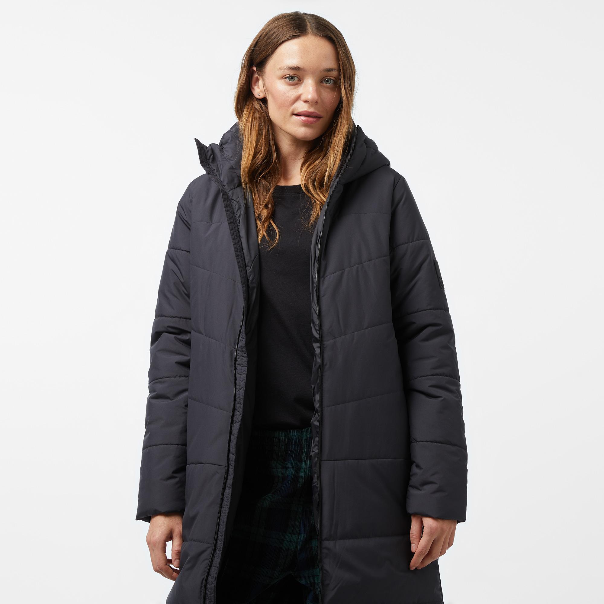 Jack Wolfskin Deutzer Coat Kadın Siyah Outdoor Ceketi