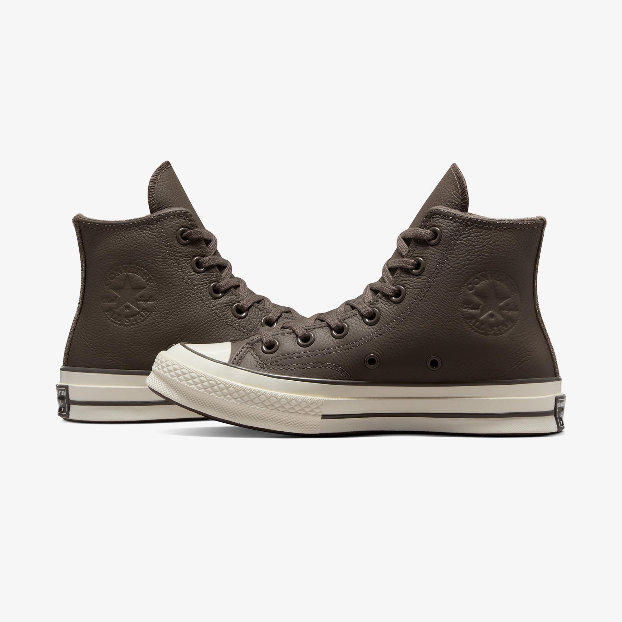 Converse Chuck 70 Unisex Kahverengi Deri Sneaker
