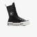 Converse Chuck 70 Plus XHi Unisex Siyah Deri Platform Sneaker