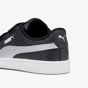  Puma Smash 3.0 Gliz Glam V PS Çocuk Siyah Spor Ayakkabı