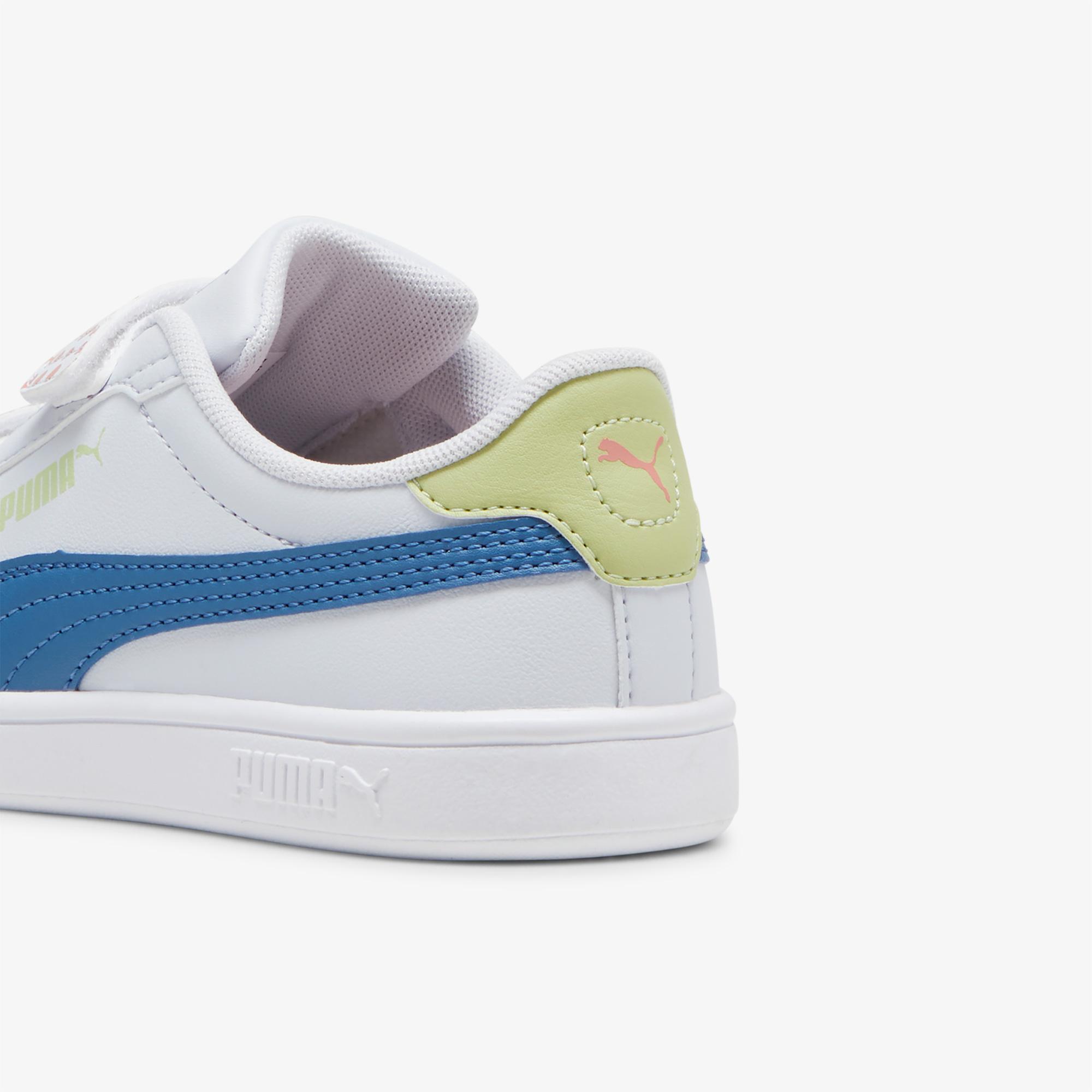 Puma Smash 3.0 AC Çocuk Beyaz Spor Ayakkabı