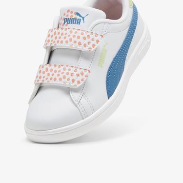  Puma Smash 3.0 AC Çocuk Beyaz Spor Ayakkabı