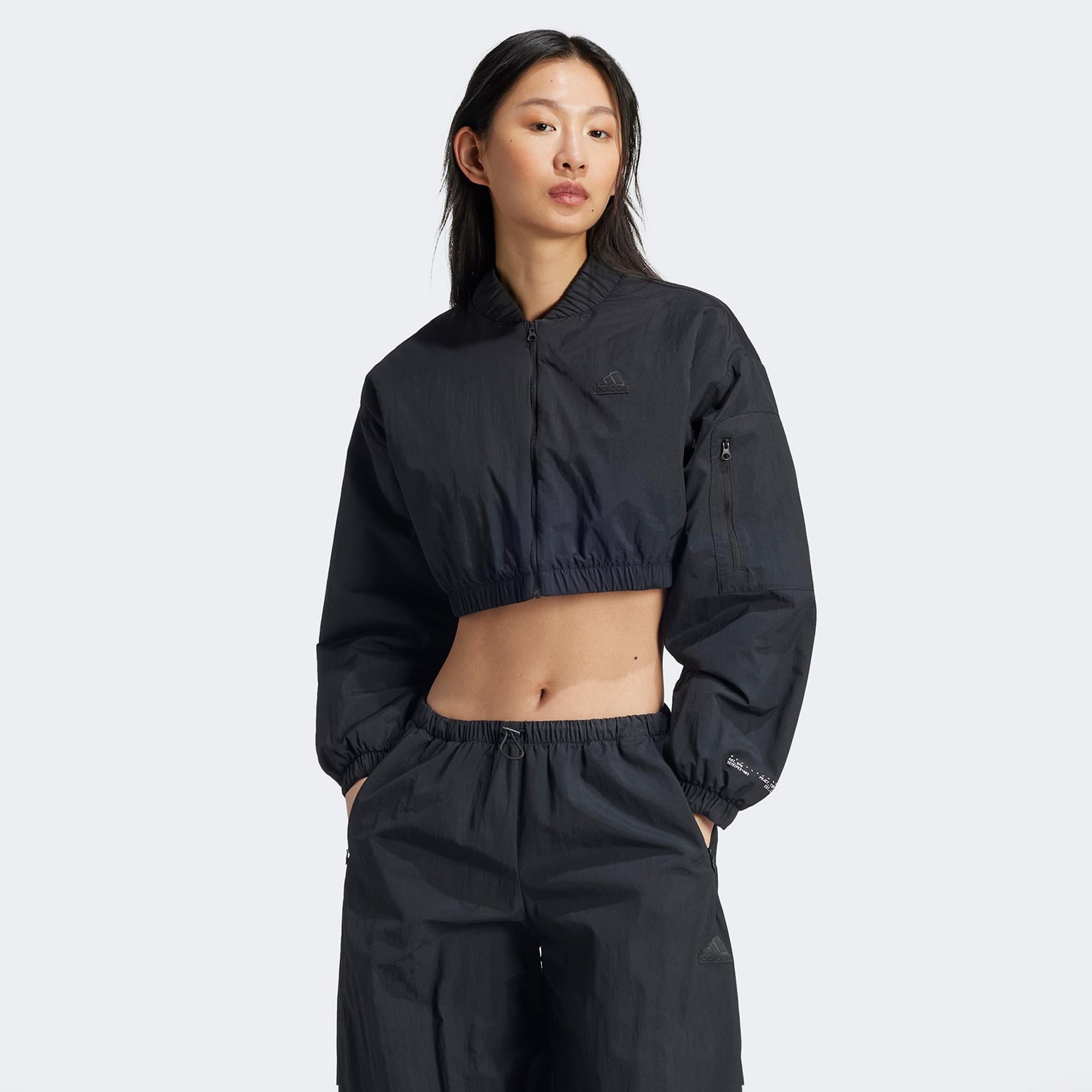 adidas City Escape Kadın Siyah Bomber Ceket