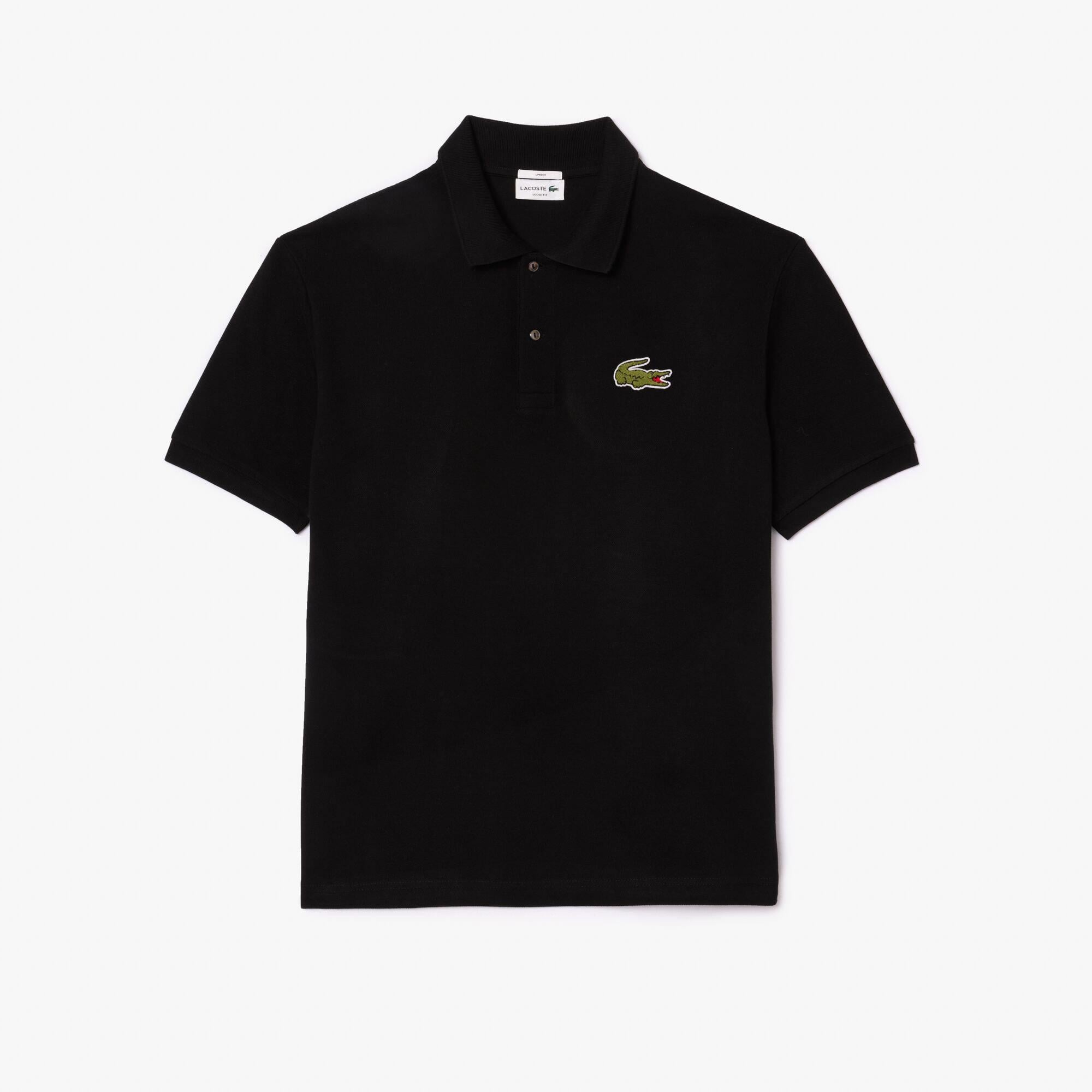 Lacoste Chemise Bord-Cotes Erkek Siyah Polo T-Shirt