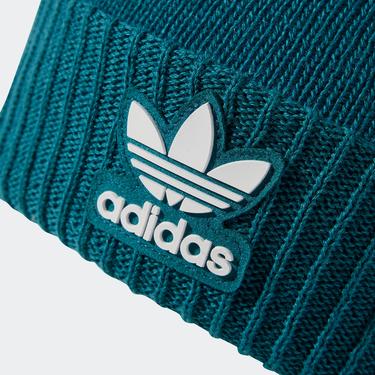  adidas Adicolor Cuff Knit Unisex Turkuaz Bere