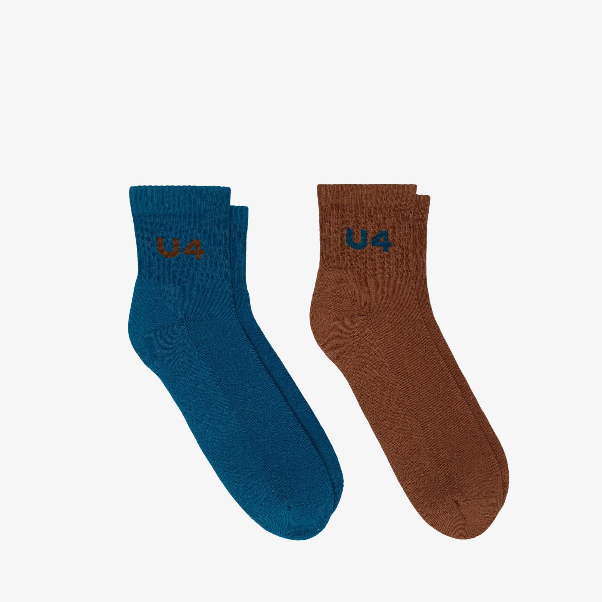 UNITED4 Erkek Yeşil 2'li Çorap