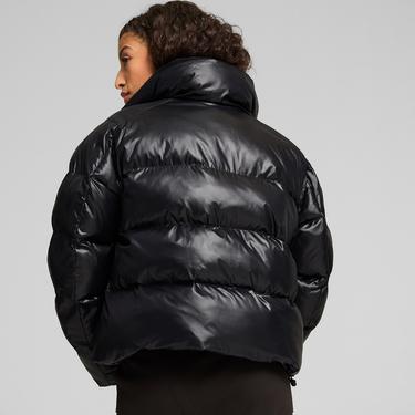 Puma Shiny Puffer Kadın Siyah Mont