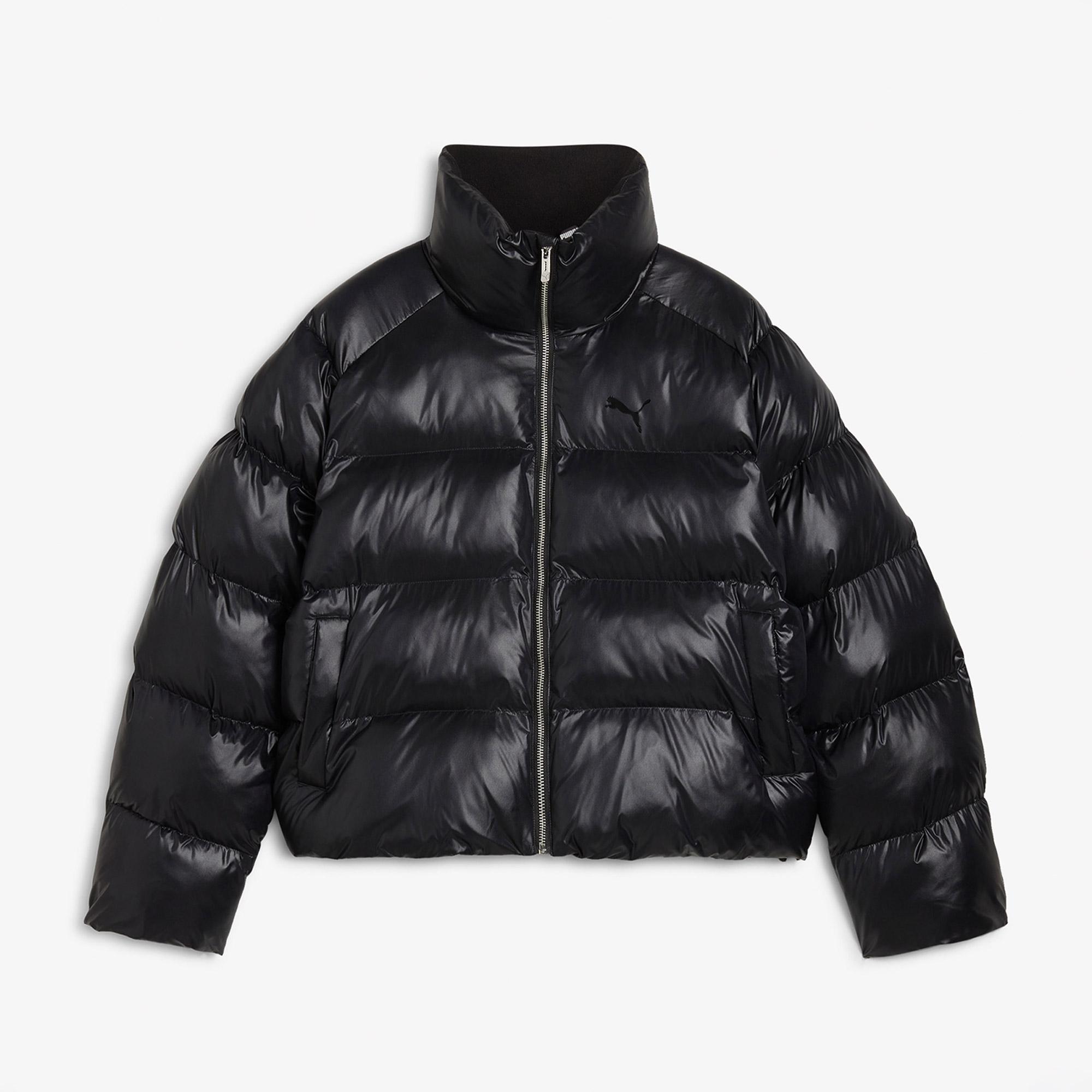 Puma Shiny Puffer Kadın Siyah Mont