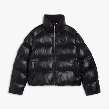  Puma Shiny Puffer Kadın Siyah Mont