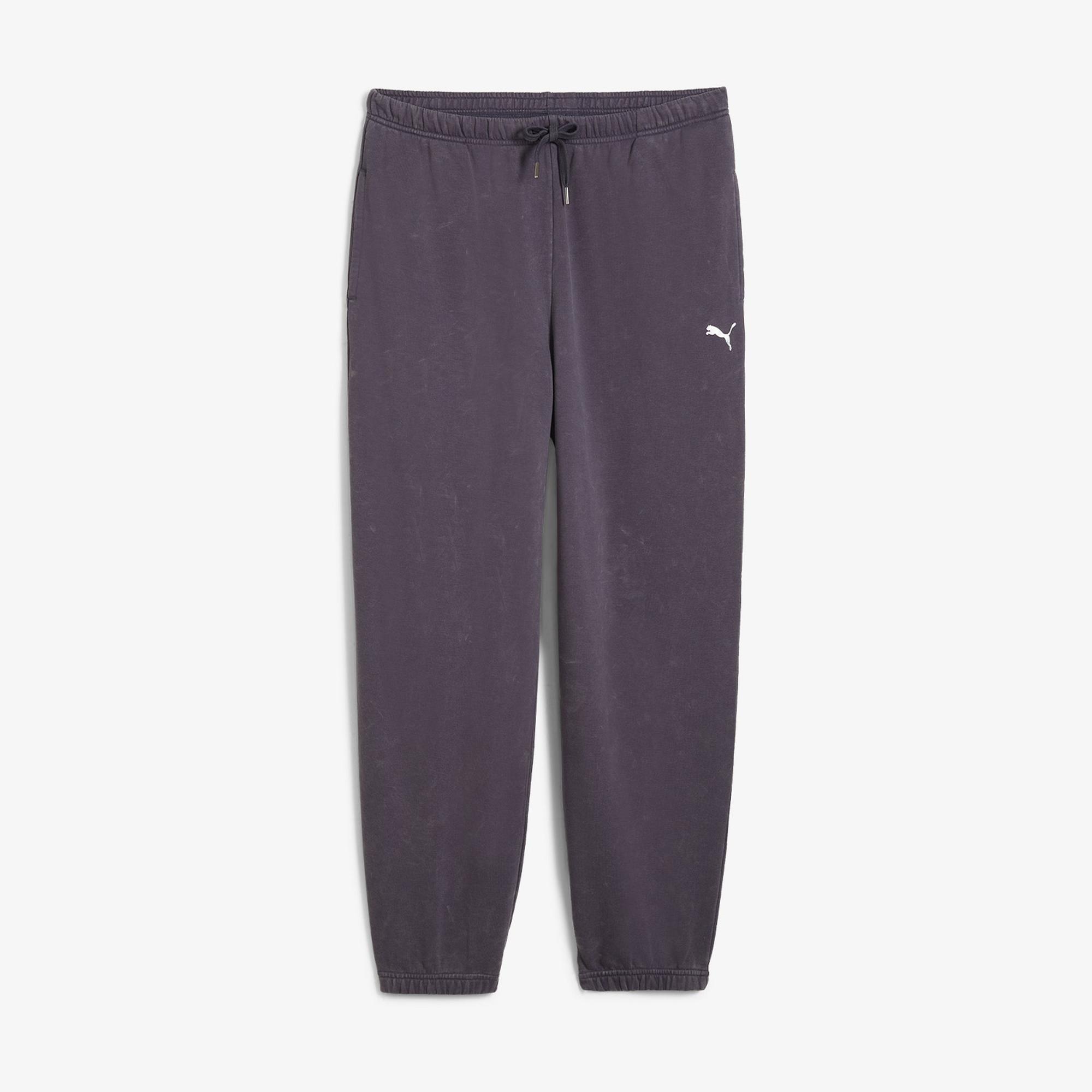 Puma Dare To Relaxed Washed Kadın Gri Eşofman Altı