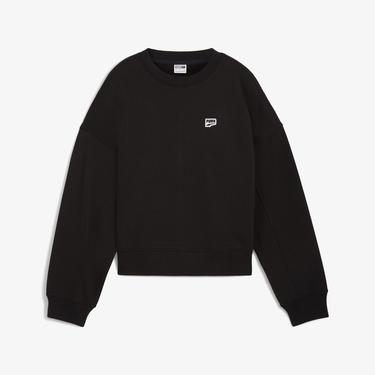  Puma Downtown Re:Collectıon Crew Kadın Siyah Sweatshirt