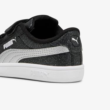  Puma Smash 3.0 Glitz Glam Bebek Siyah Simli Spor Ayakkabı