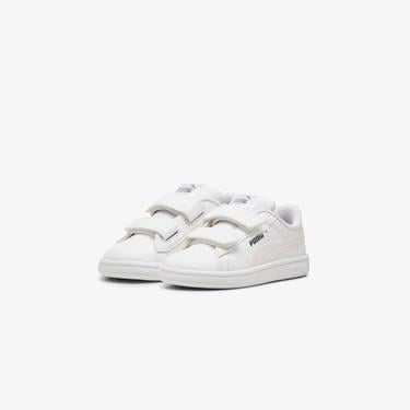  Puma Smash 3.0 Holo 2.0 Bebek Beyaz Spor Ayakkabı