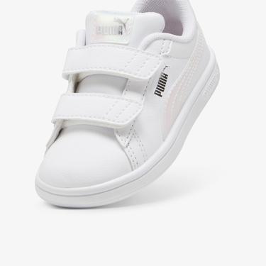  Puma Smash 3.0 Holo 2.0 Bebek Beyaz Spor Ayakkabı