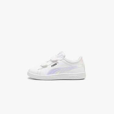  Puma Smash 3.0 Holo 2.0 Çocuk Beyaz Spor Ayakkabı
