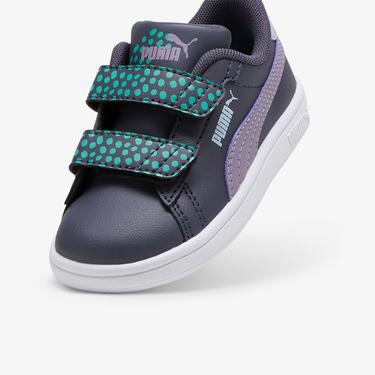  Puma Smash 3.0 FC Bebek Mor Spor Ayakkabı