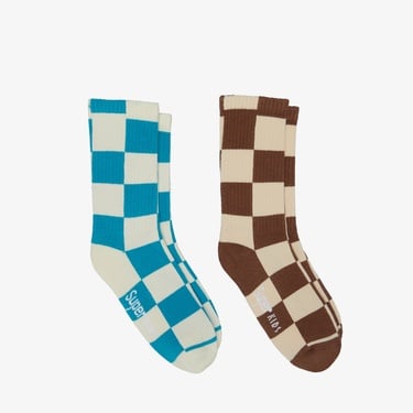  UNITED4 Tenis Checker Towel Çocuk Desenli 2'li Çorap