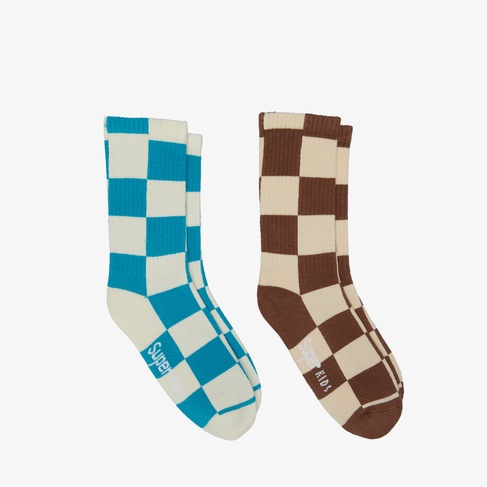  UNITED4 Tenis Checker Towel Çocuk Desenli 2'li Çorap