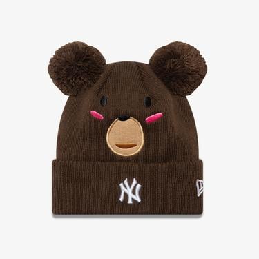  New Era Tod Animal Pom Neyyan Wlt Çocuk Kahverengi Bere