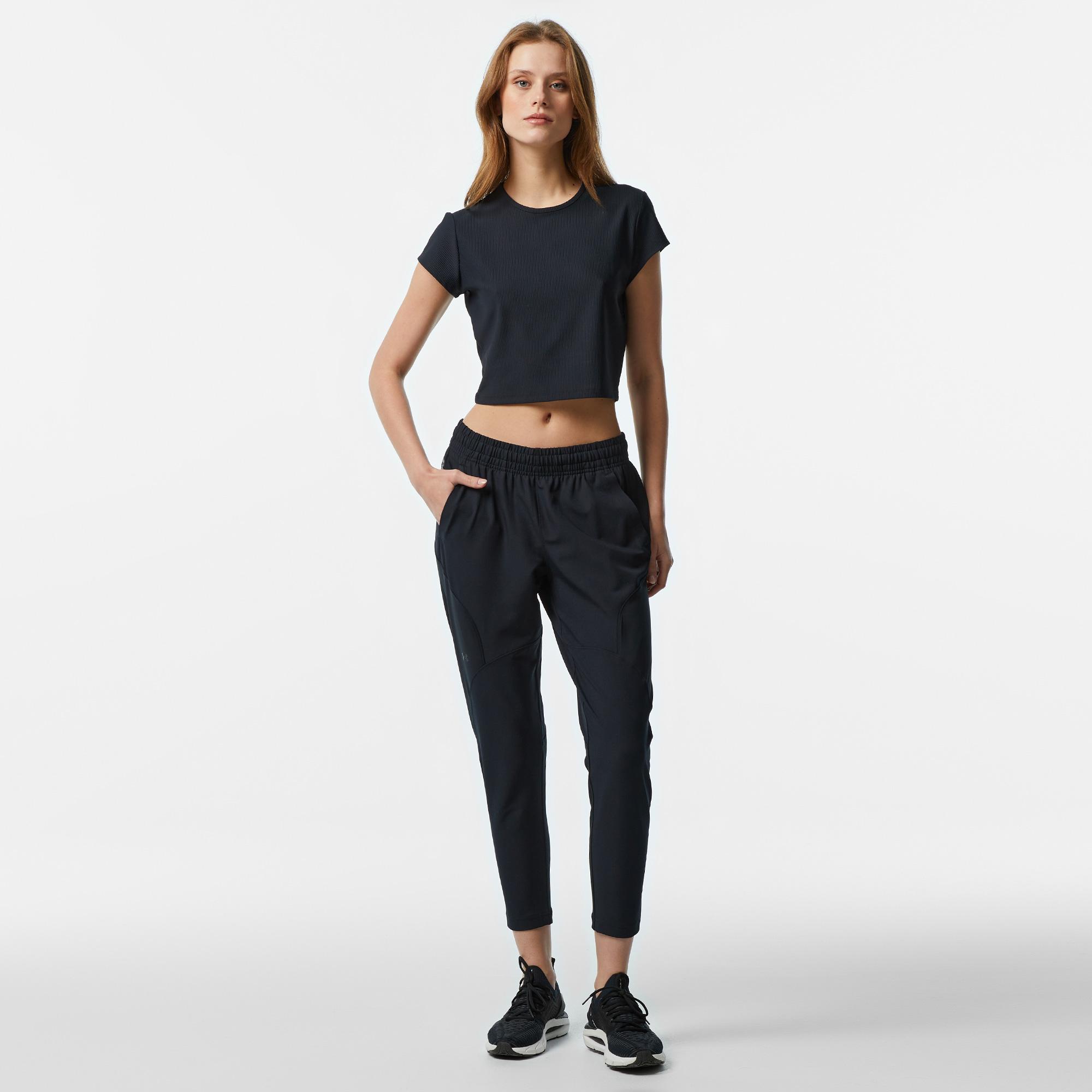 Under Armour Meridian Rib Baby  Kadın Siyah T-Shirt