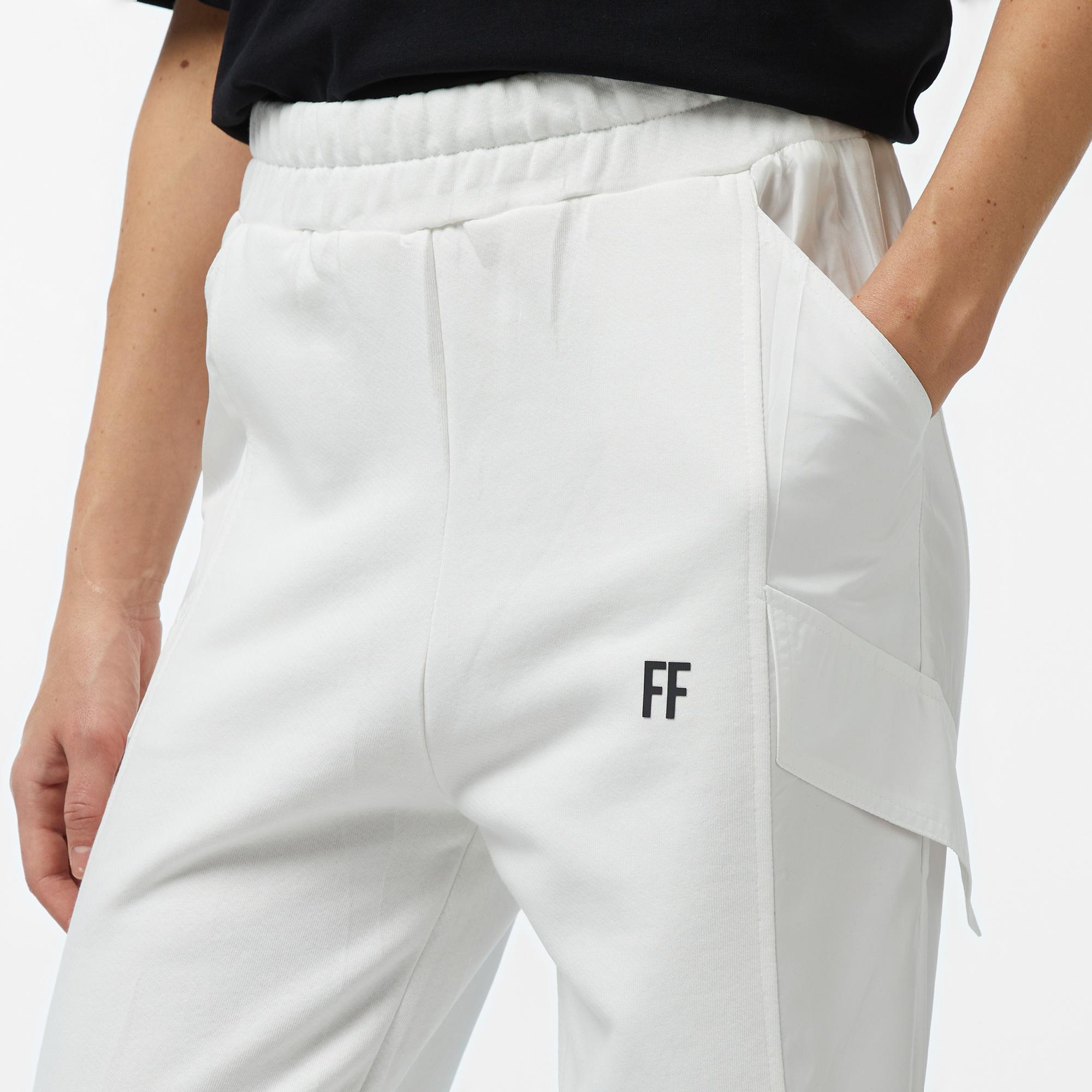 Forfun Ff Cargo Kadın Beyaz Eşofman Altı