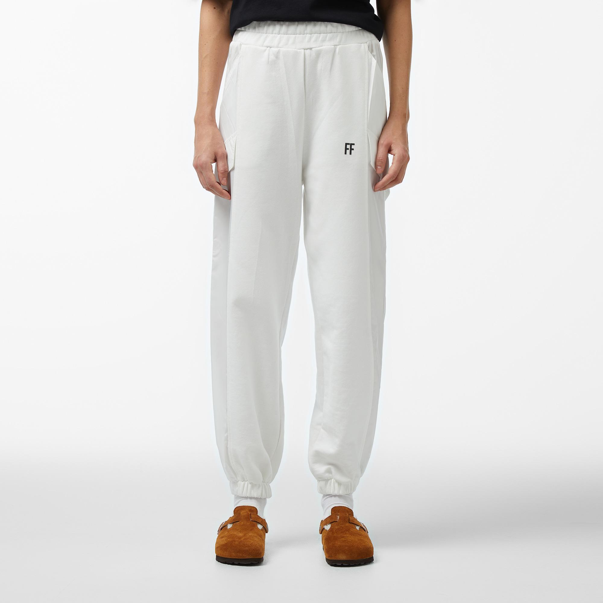 Forfun Ff Cargo Kadın Beyaz Eşofman Altı