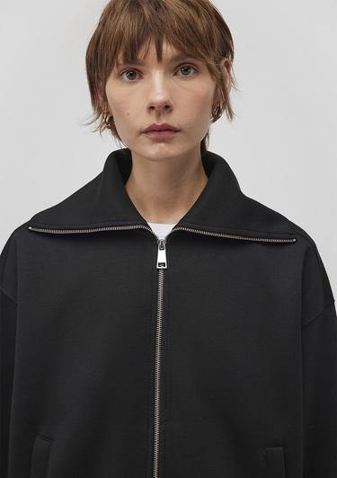  Mavi Sporty Lux Fermuarlı Siyah Sweatshirt 1S10295-900