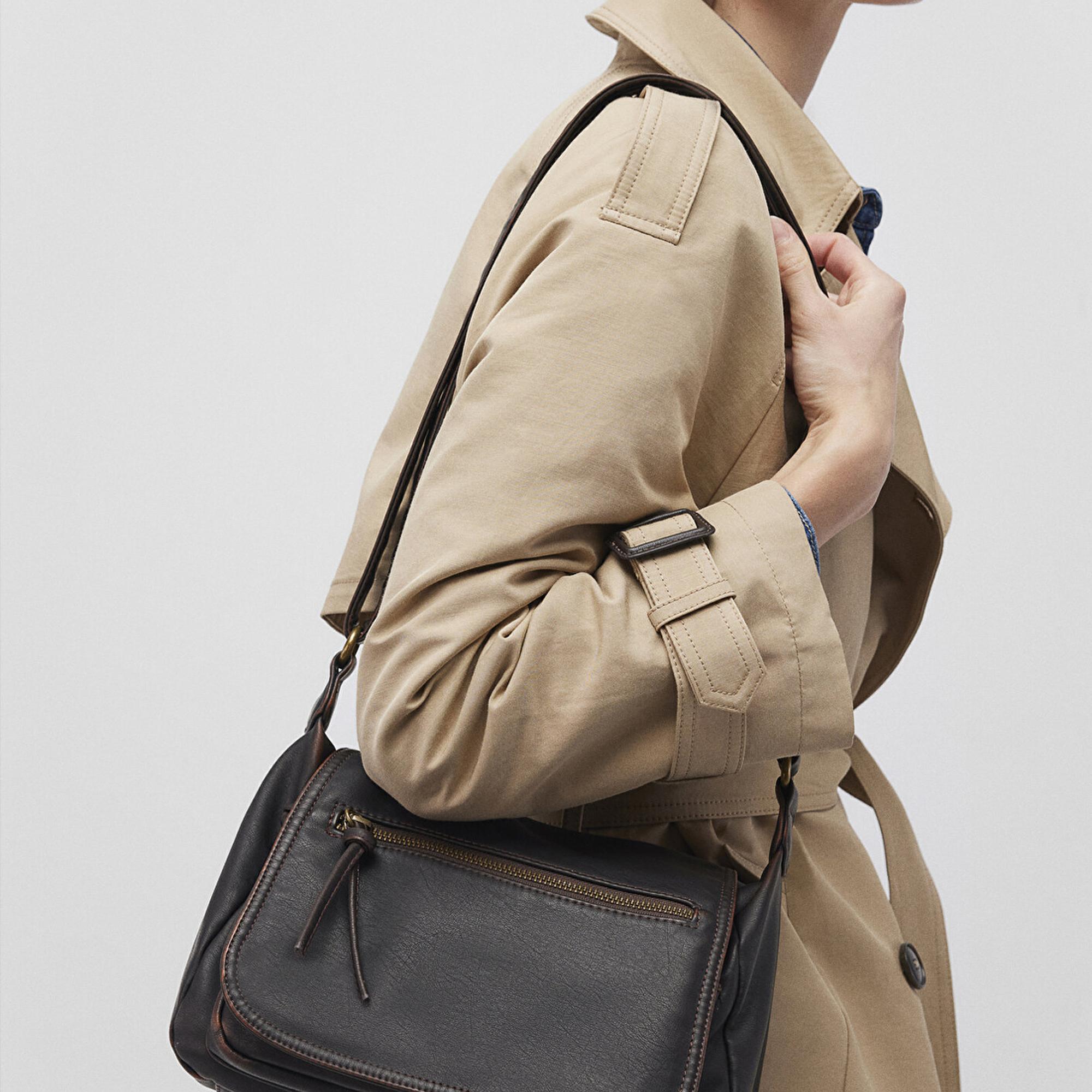 Mavi Kahverengi Kol Çantası 197134-70221