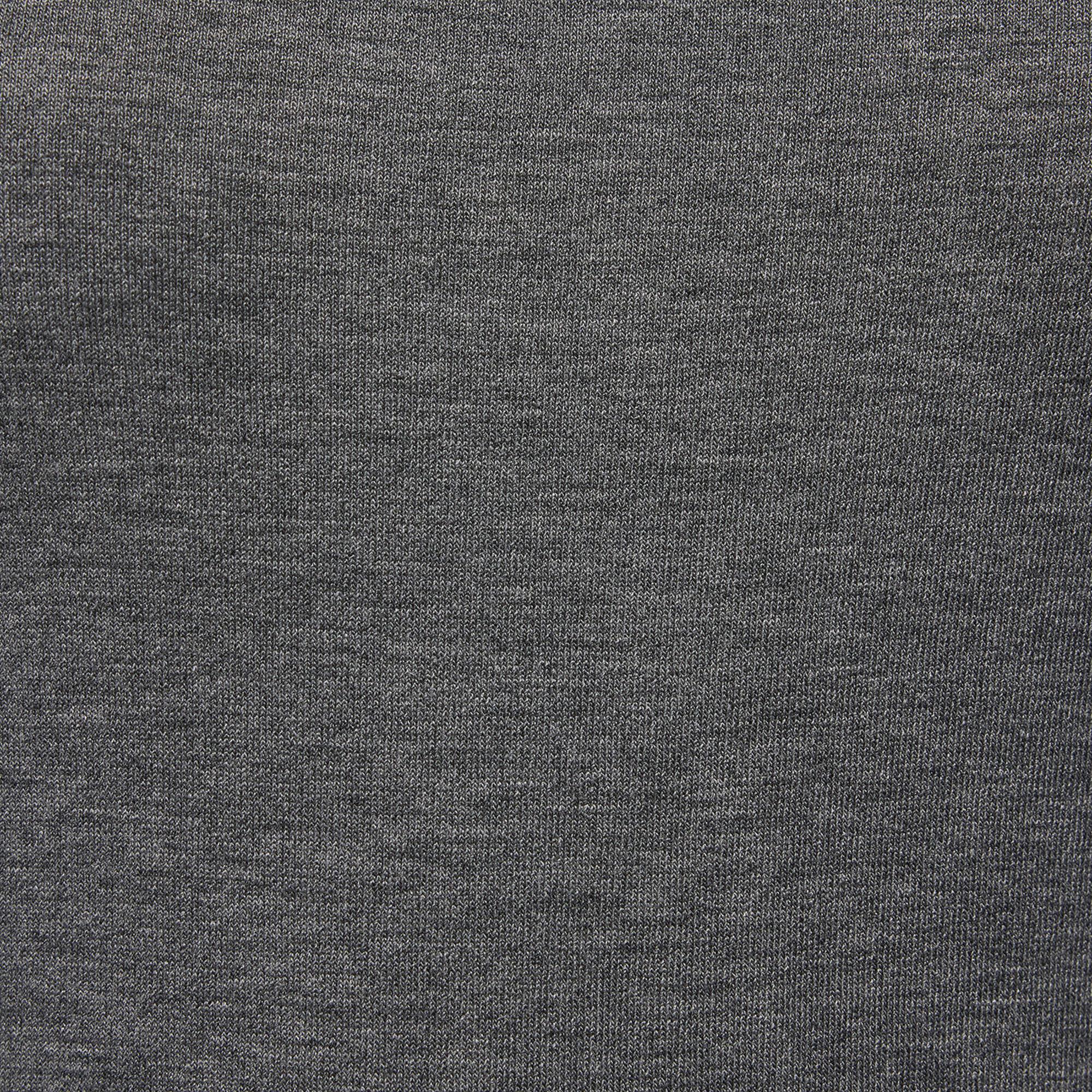 Mavi Yarım Kollu Antrasit Tişört Fitted / Vücuda Oturan Kesim 1612819-80024